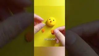 How to make cute clay chick 🐥🐣 || #art #youtubeshorts #shorts