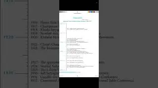 social / ( timeline) / important events.