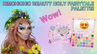 KIMCHICHIC BEAUTY HOLY FAIRYTAIL PALETTE REVIEW, SWATCHES, FAIRY TUTORIAL