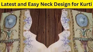Latest and Easy Neck Design for Kurti/Suit Cutting and Stitching || step by step for beginners ||