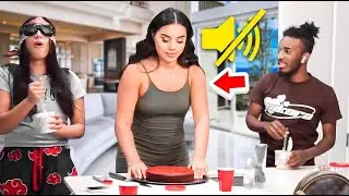 CAKE CHALLENGE with Devonte Cenat and Soul! 1 can't hear, 1 can't speak, 1 can't see 😱