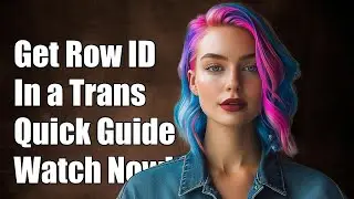 Need the ID of the current row inserted within a transaction