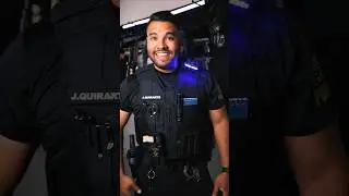 Police Officer Has A Black Vest