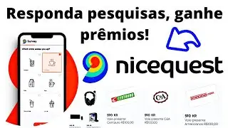 Nicequest ganhe pr&ecirc;mios respondendo pesquisas