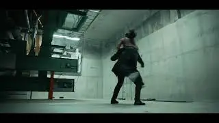Factory fight scene
