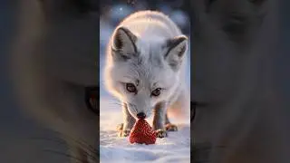 The Love of an Arctic Fox Family #ArcticFox #FoxFamily