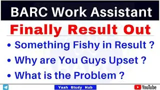 BARC Work Assistant Final Result Out