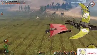 Last Oasis Season3 - #90 : I got Wingsuit. let's try escape from Raptor Sky Walker