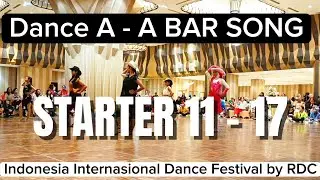 A BAR SONG | Line Dance Competition | Starter | Indonesia International Dance Festival by RDC