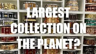 The LARGEST Drums Collection on the Planet??! 😱🤩