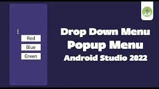 Drop Down list Android Studio | DropDown Menu Android Studio