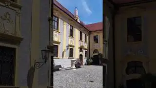 Picturesque Courtyard - Abbey Church of D&uuml;rnstein/The Blue Church