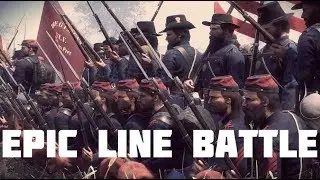 Epic 150 Man Line Battle | War of Rights