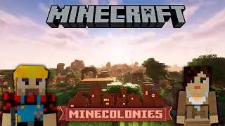 🔴 Рассвет Новой Цивилизации с MineColonies - Minecraft