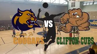 14U Middle School Volleyball | Santa Fe Cougars vs Clifton Cubs (04-19-2022)