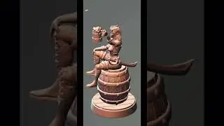 Isabela, Tiefling rogue - 3D model for printing! Coming soon)) #cults3d #dnd #rpg #tiefling #girl