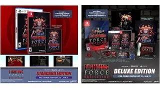 Pre-Order Vid @ Limited Run Games For The Fighting Force Collection (Details Down Below⬇️)