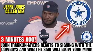 🚨YOU WON'T BELIEVE WHAT JOHN FRANKLIN SAID ABOUT SIGNING WITH THE COWBOYS! DALLAS COWBOYS NEWS
