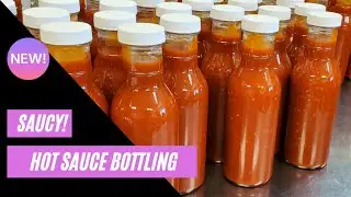 WOW!  Hot Sauce - My Signature Sauce being bottled!  #shorts