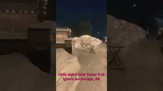 Inlet Tower Pubhouse Igloo's in Anchorage, Alaska! #shorts