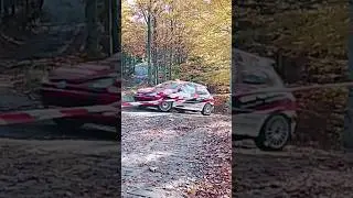 K. Kosecki / I. Kubicka - Peugeot 206 - Rajd Wisły 2025 nawr&oacute;t #rally #rpp #rajdy #peugeot206 #cars