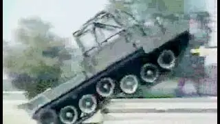 Test vehicle of Leclerc tank in the 80s.