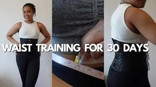 1 MONTH WAIST TRAINING | does it work??