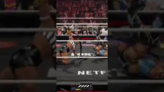 Special Guest Referee Bianca Belair slow counts Rhea Ripley pinfall