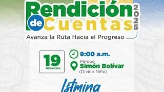 🔴Palabras de Nubia Carolina Córdoba Curi ▶️ Rendición de cuentas Gobernación del Chocó 2025.