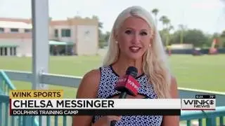 Chelsa Messinger at Dolphins Training Camp 2016