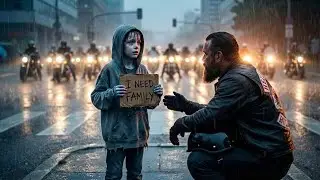 “Homeless Boy Held Sign ‘I Need Family’ — 73 Angels Showed Up With Food”