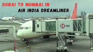 My Air India flight from Dubai to Mumbai | Dubai to Mumbai Flight | Air India Dubai to Mumbai