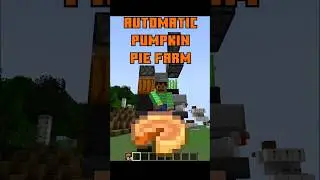 Бесконечная ферма тыквенных пирогов с использованием 1.21 Crafter #minecraft #autocraft #minecraf...