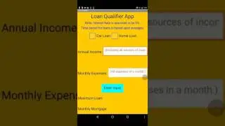 Loan Qualifier App