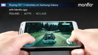 Playing PC Game Dirt 3 on Android Samsung Galaxy