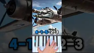 Bombardiro Crocodile &mdash; Учебное пособие по игре на фортепиано #shorts
