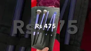 MOST Affordable Puna Store Makeup Brush Set with StoragePouch - Purple,5Pieces#shorts#makeupbrushes