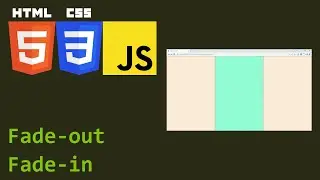 HTML, CSS, & JavaScript Tutorial: Fade-Out/Fade-In Transition from One Element to Another
