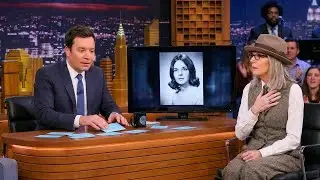 Jimmy Fallon SHOCKED When Diane Keaton Suddenly Stops Mid-Answer After Seeing This Photo
