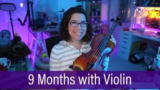 Violin Beginner - 9 months Progress