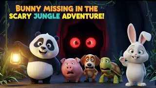 Bunny Missing In The Scary Jungle! | Funny Horror Story for Kids | Toono Kids