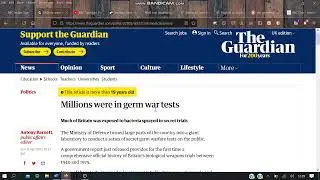 Chapter 3 - Millions Exposed in Britain's Germ War Testing