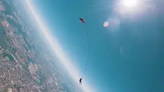 World's First Skydive Bungee Jump