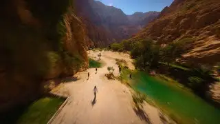 FPV Oman  Wadi Ash Shab &ndash; Cinematic Flight 4K
