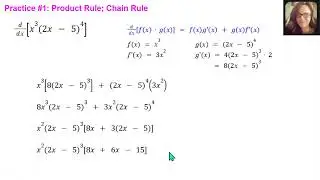 Using Multiple Rules to find Derivatives