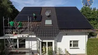 PV-Anlage in 3 Stunden installiert &ndash; Zeitraffer-Video der Modulmontage