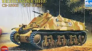 Bronco 1/35 Befehlspanzer 38H (f) - Kit Review