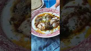 &Ccedil;ılbır: Turkish Poached Eggs with Garlic Yogurt Sauce