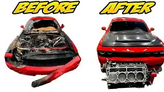 Rebuilding a Dodge Challenger SRT Hellcat 1000whp