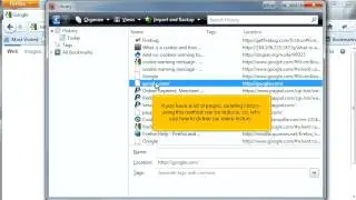 Managing History and Cache in Mozilla Firefox - A Video Tutorial presented by GotWebHost.com